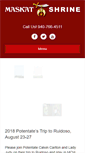 Mobile Screenshot of maskatshrine.com