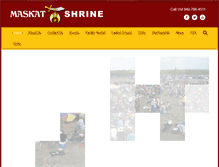 Tablet Screenshot of maskatshrine.com